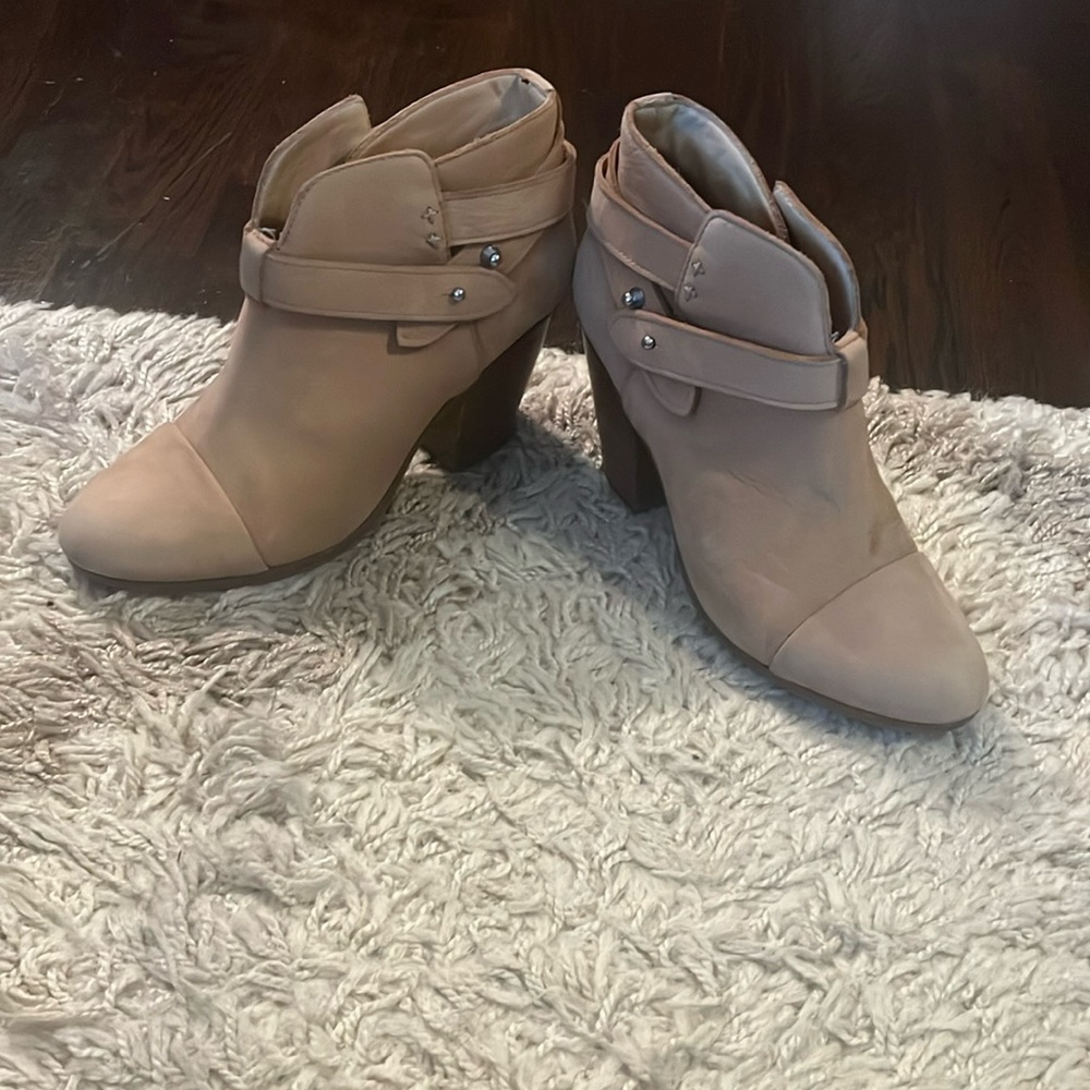 Rag and Bone Tan Suede Booties